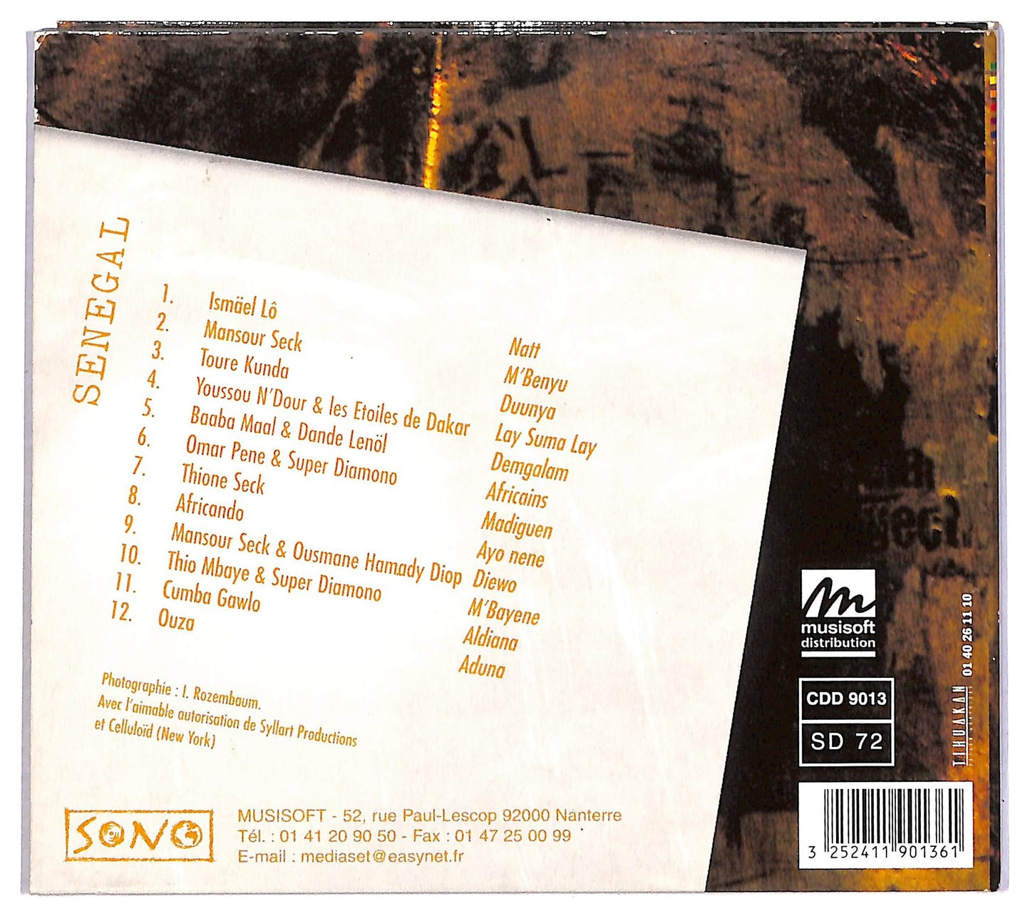 EBOND Various - Senegal CD CD082255