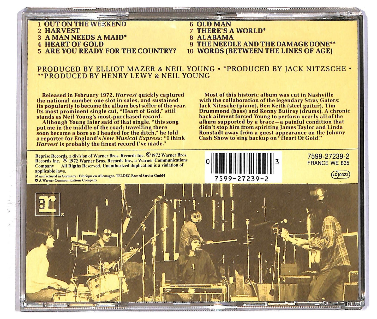 EBOND Neil Young - Harvest CD CD082320