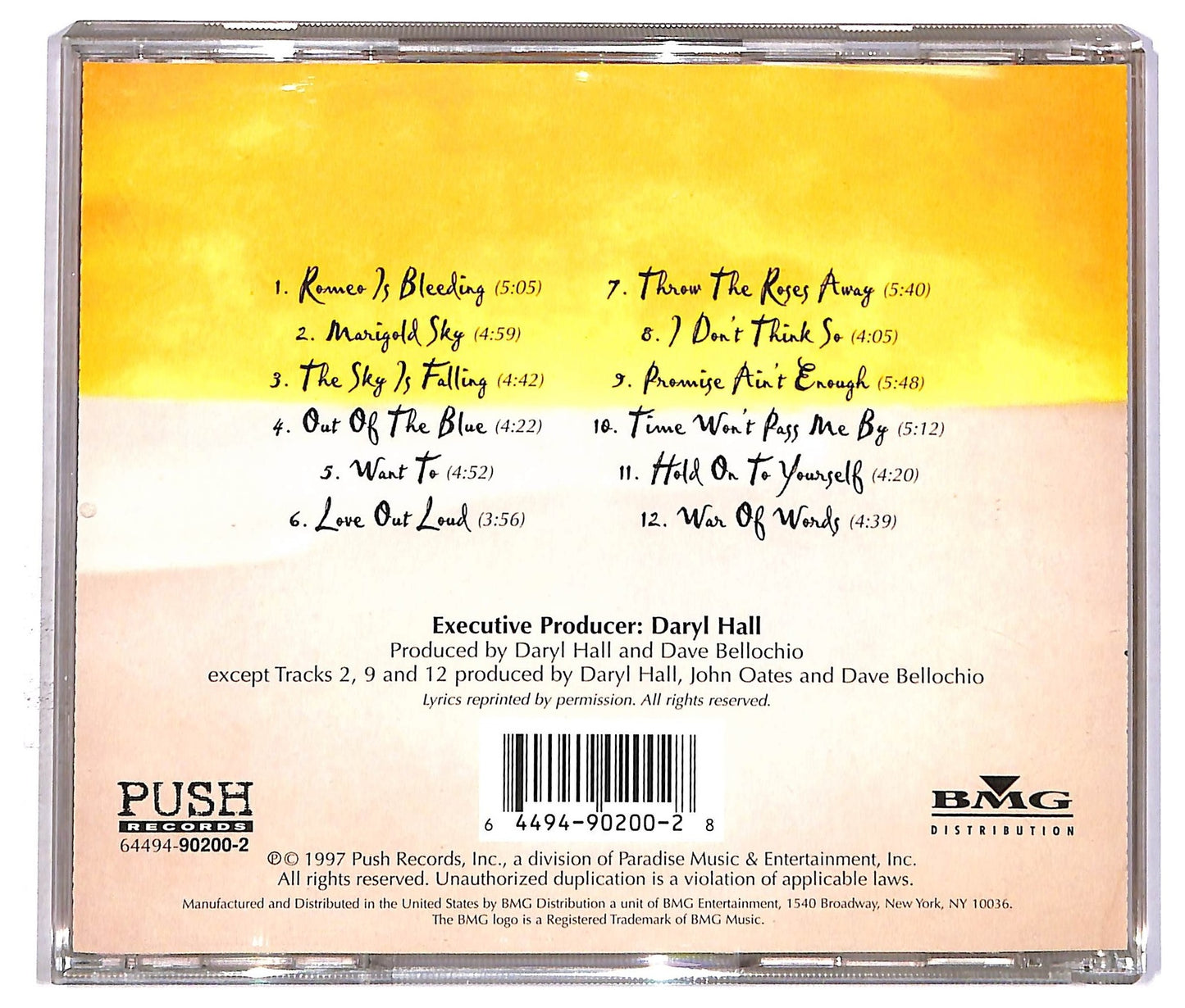 EBOND Daryl Hall John Oates - Marigold Sky CD CD082331