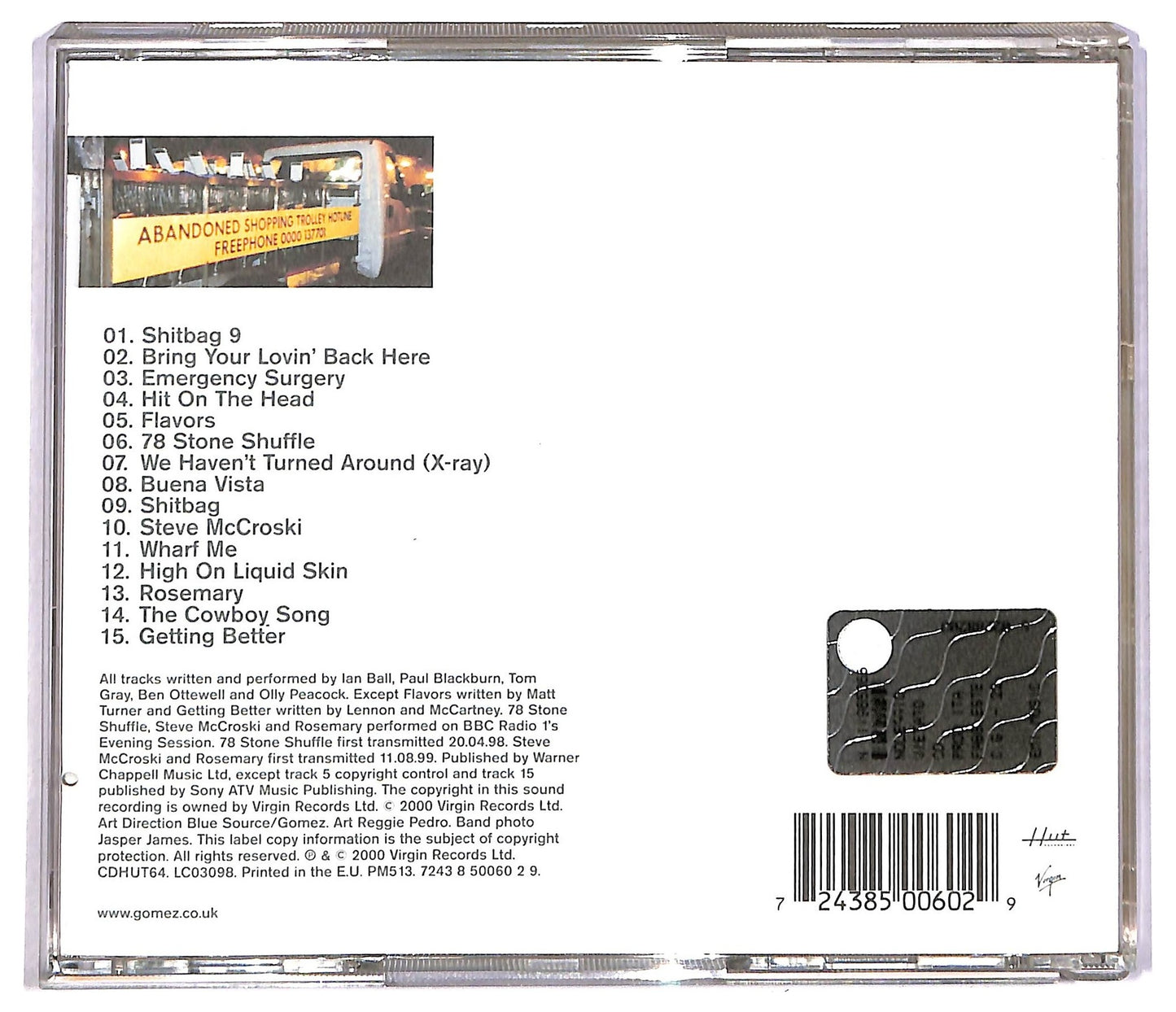 EBOND Gomez - Abandoned Shopping Trolley Hotline CD CD082429