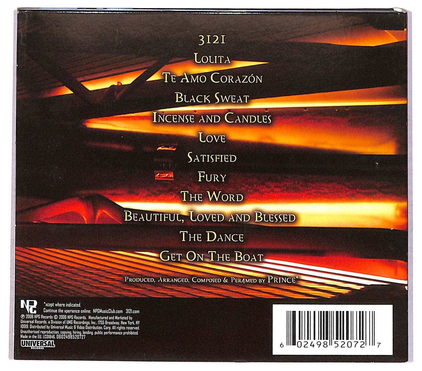 EBOND Prince - 3121 Digipack CD CD082513