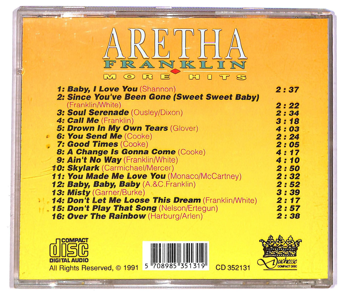 EBOND Aretha Franklin - More Hits CD CD082542