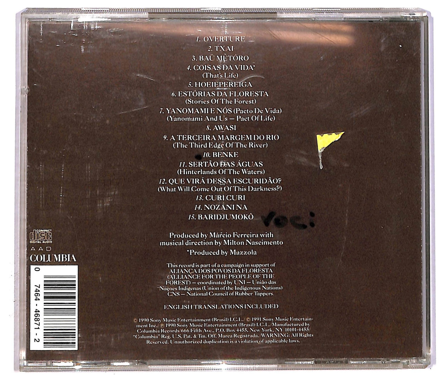 EBOND Milton Nascimento - Txai CD CD082543