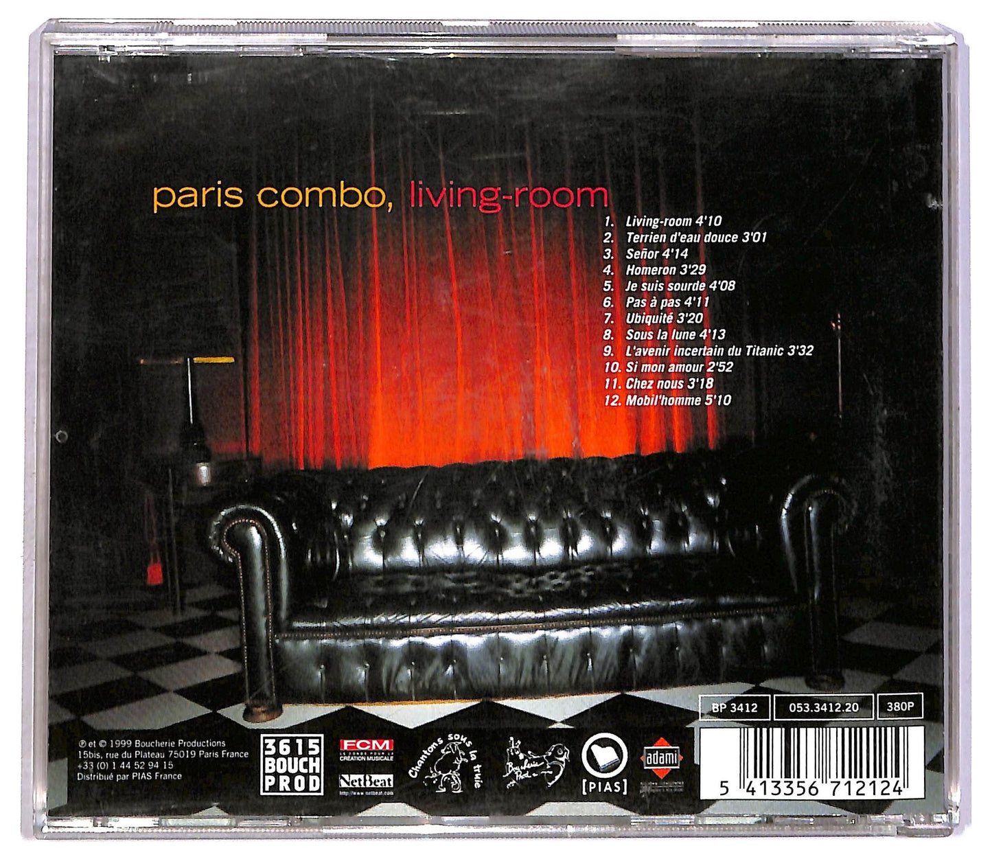 EBOND Paris Combo - Living-Room CD CD082613