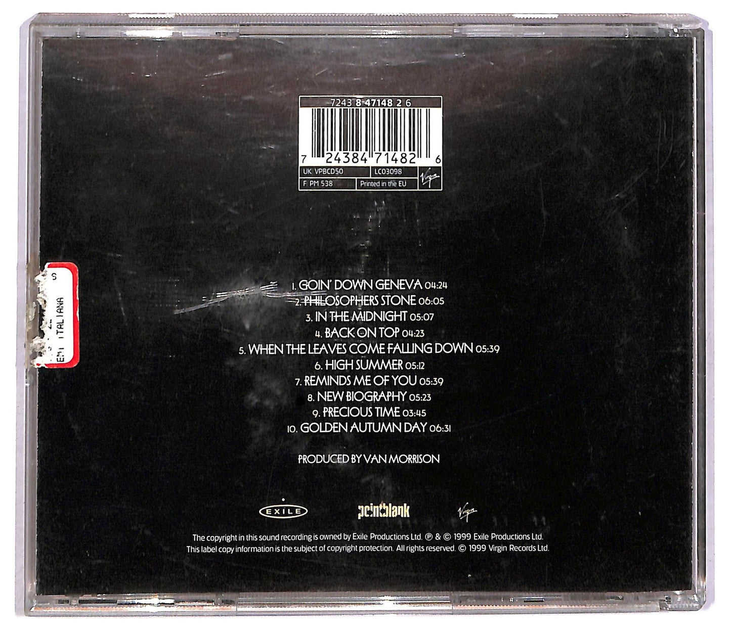 EBOND Van Morrison - Back On Top CD CD082615