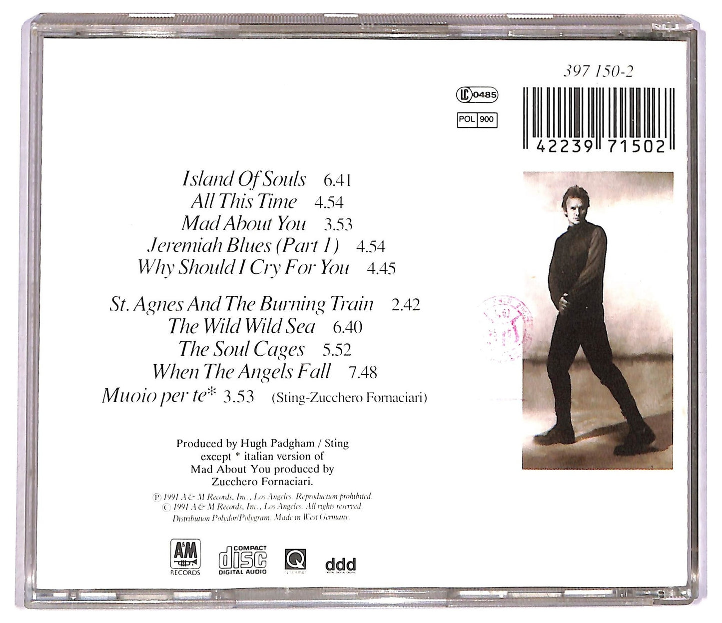 EBOND sting the soul cages CD CD082618