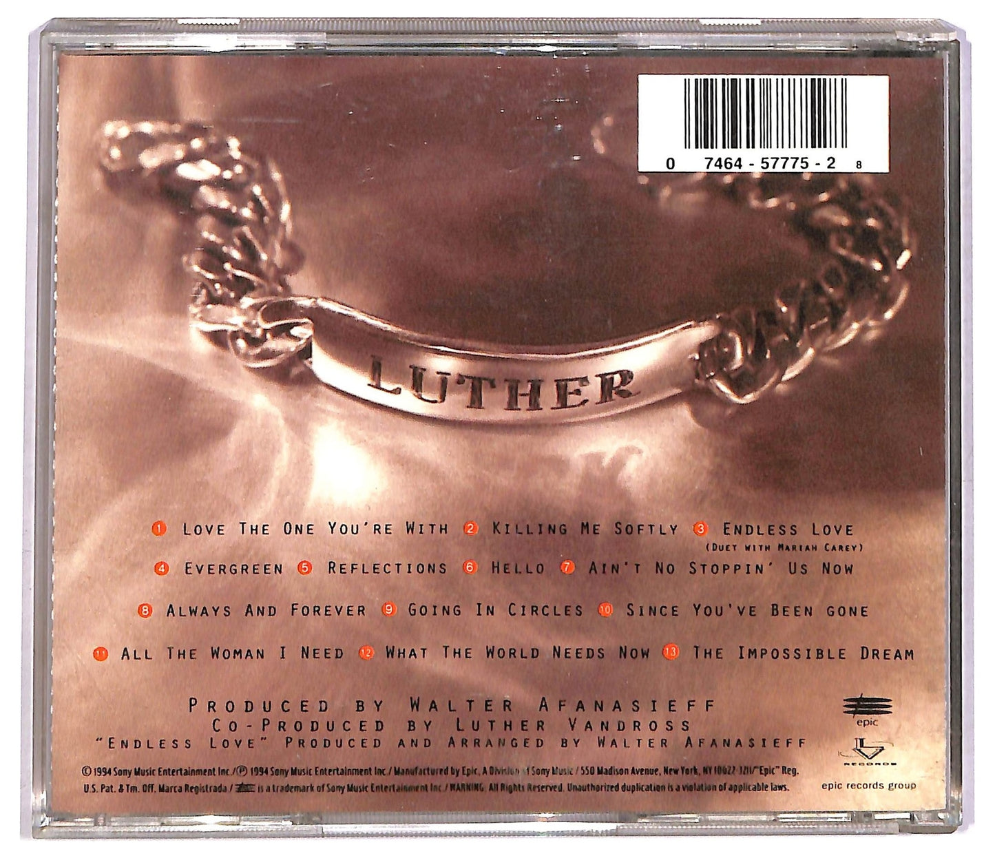 EBOND Luther Vandross - Songs CD CD082621