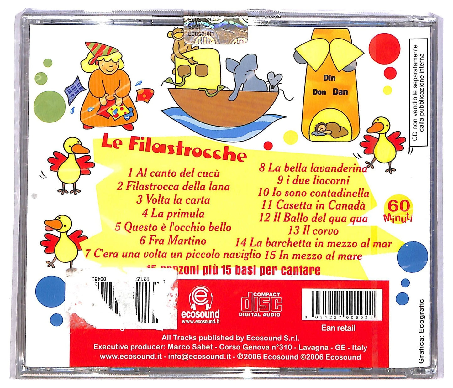EBOND Various - 60 minuti di musica Le Filastrocche CD CD082738