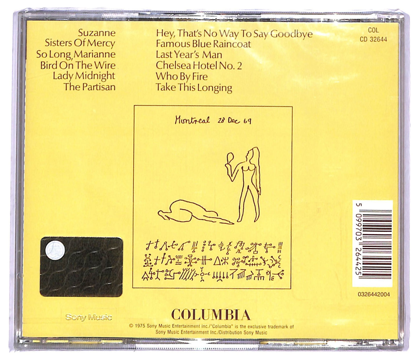 EBOND Leonard Cohen - Greatest Hits CD CD082908