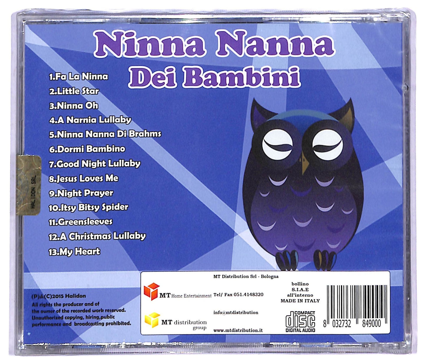 EBOND Various - Ninna Nanna dei Bambini CD CD082935