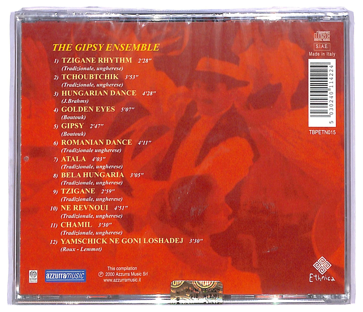 EBOND Tzigane Rhythms - The Gipsy Ensemble CD CD082938