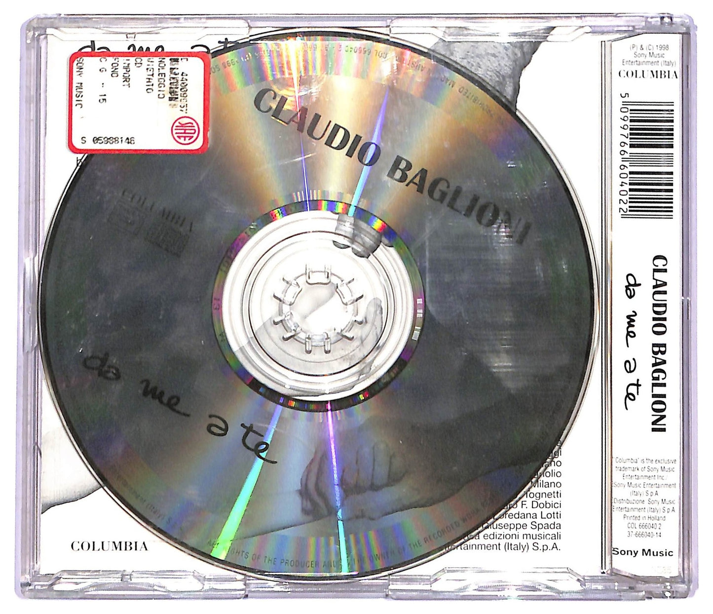 EBOND Claudio Baglioni - Da Me A Te CD CD083026