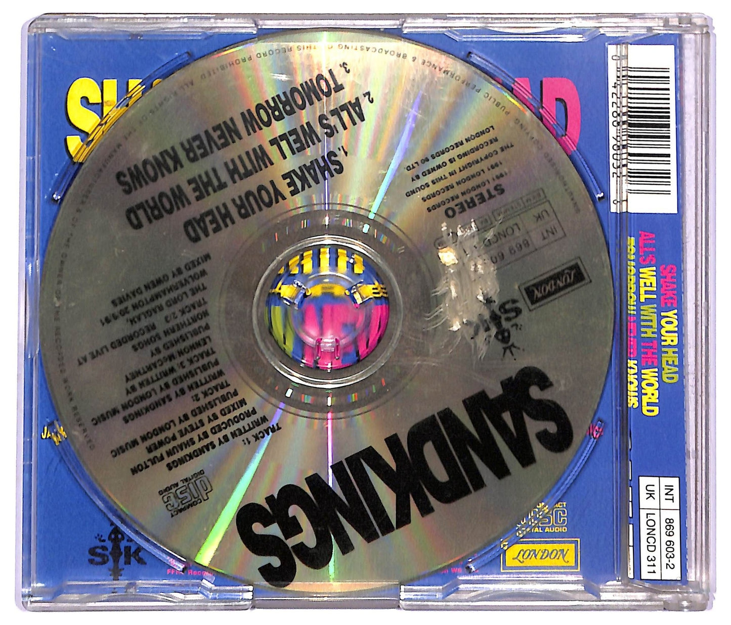 EBOND Sandkings - Shake Your Head CD CD083027