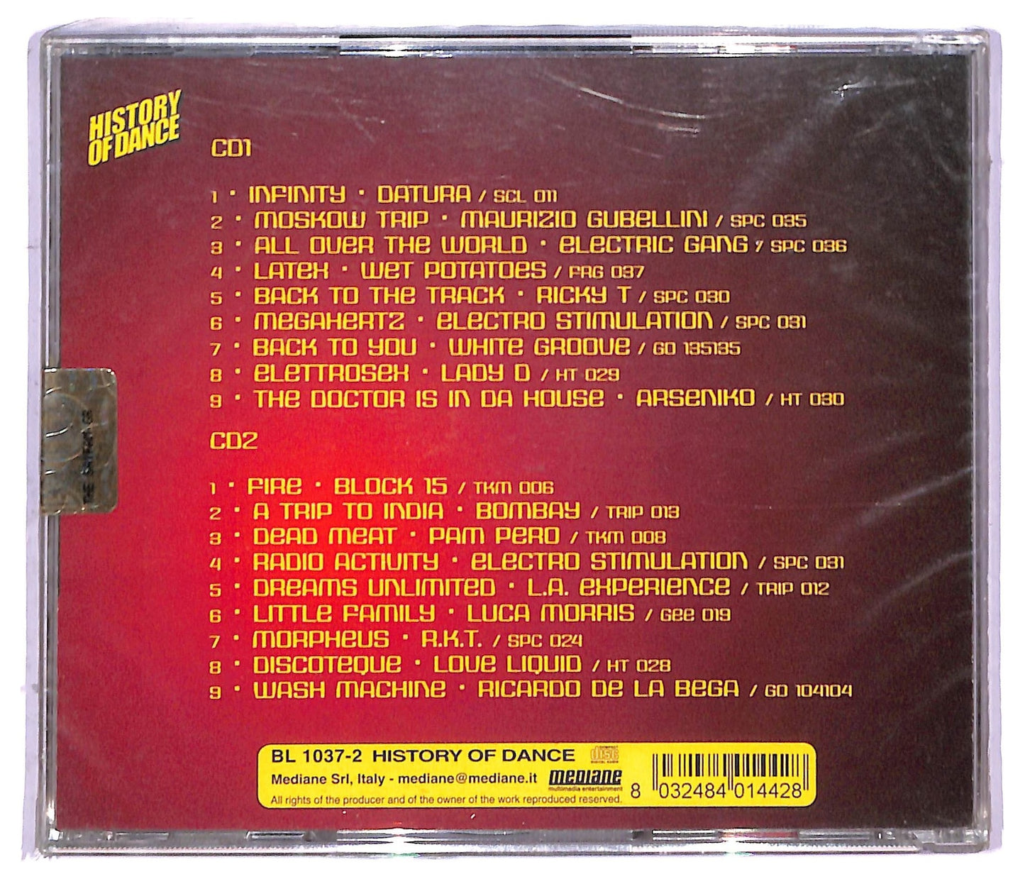 EBOND Various - Underground Music - History Of Dance CD CD083152