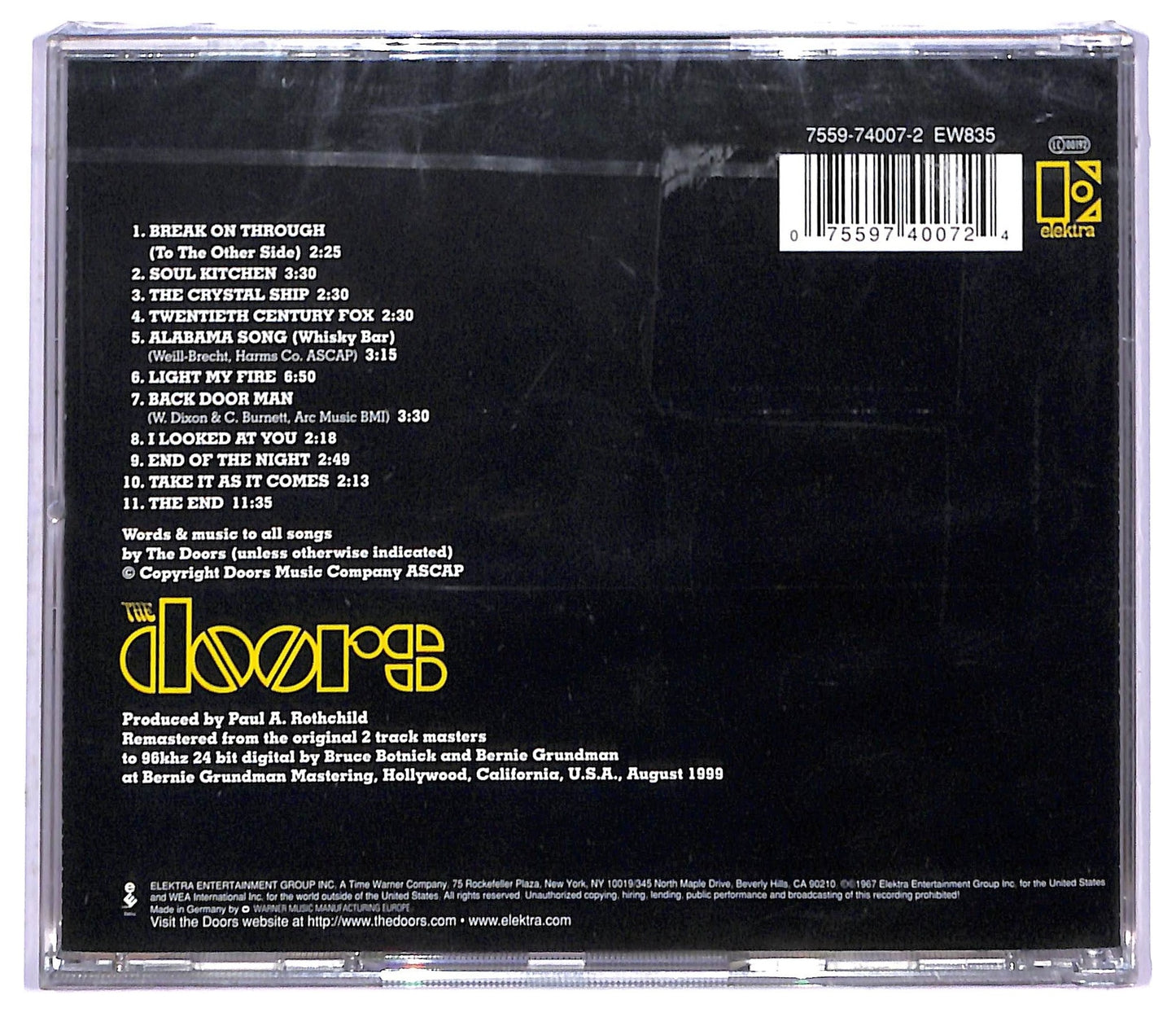 EBOND The Doors - The Doors CD CD083242