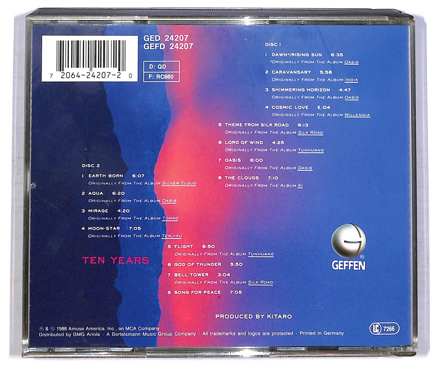 EBOND Kitaro - Ten Years CD CD083628