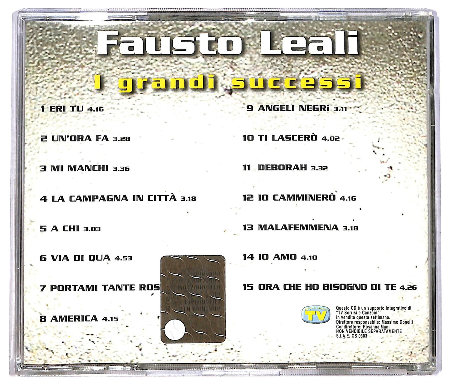EBOND Fausto Leali - I Grandi Successi CD CD083635
