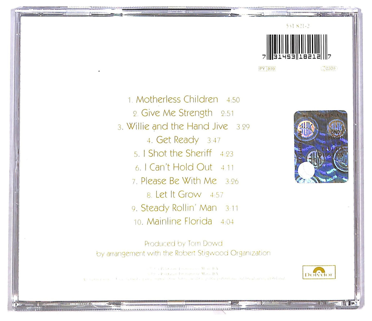 EBOND Eric Clapton - 461 Ocean Boulevard CD CD083639