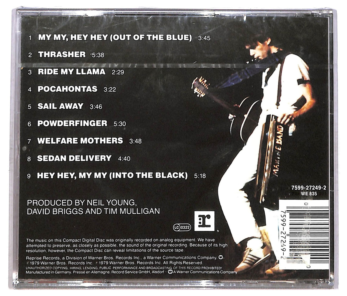 EBOND Neil Young & Crazy Horse - Rust Never Sleeps CD CD083706
