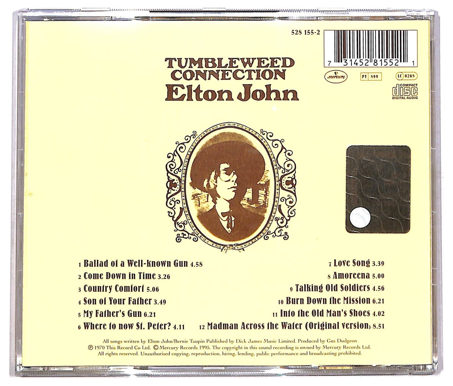 EBOND Elton John -Tumbleweed Connection CD CD083735