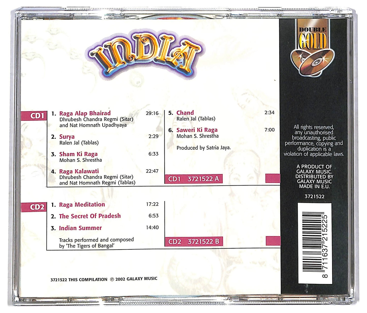 EBOND Various - India CD CD083761