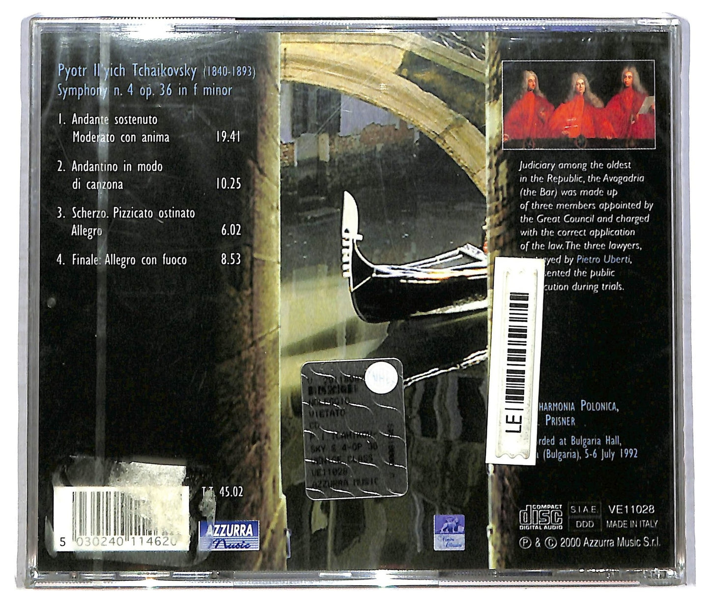 EBOND Tchaikovsky - Symphony No.4 OP.36 CD CD083823