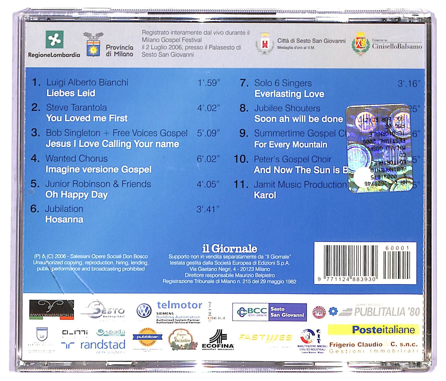 EBOND Various - Gospel Festival - Concerto Gospel CD CD083924