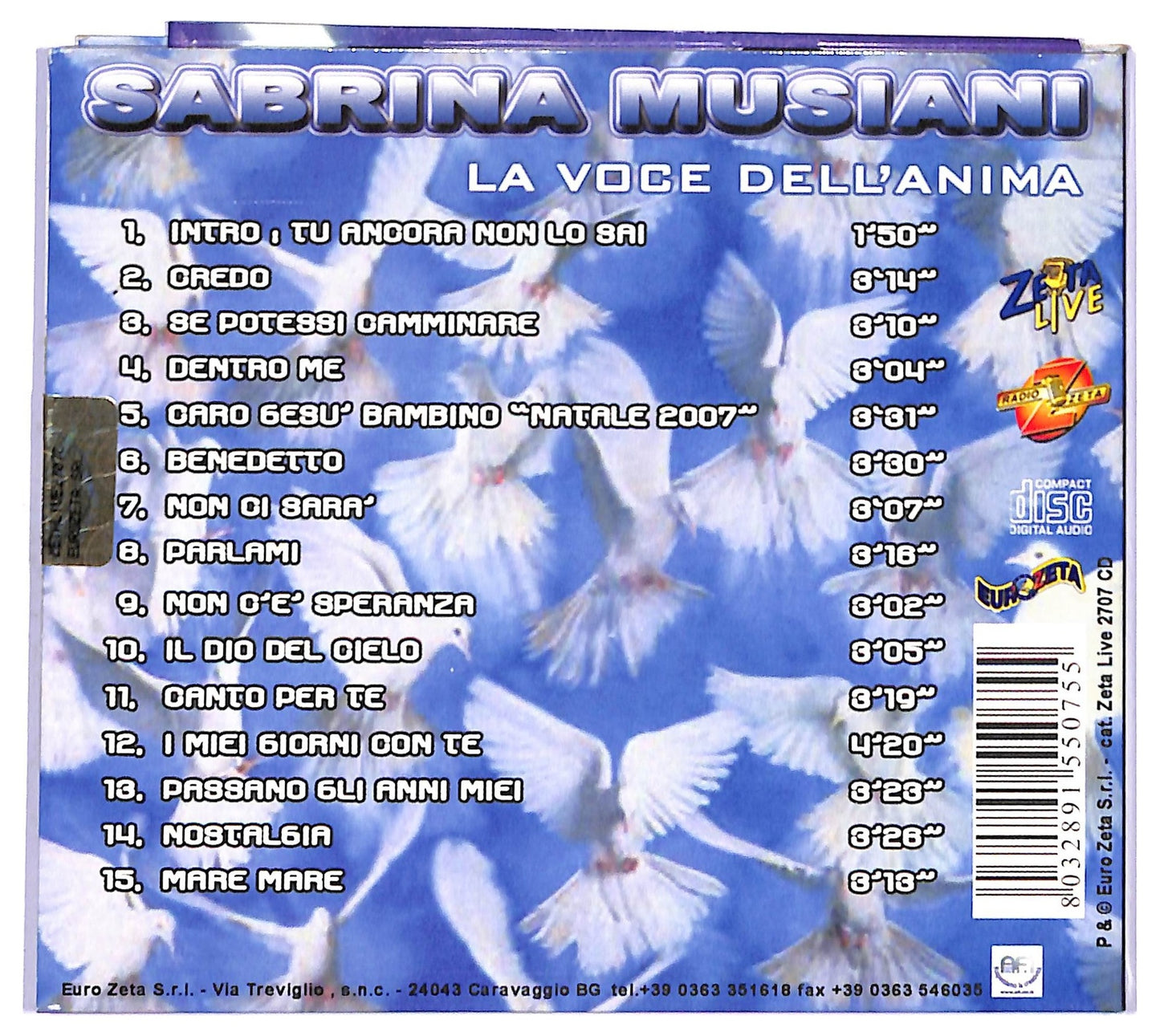 EBOND Sabrina Musiani - la voce dell'anima - Credo CD CD084102