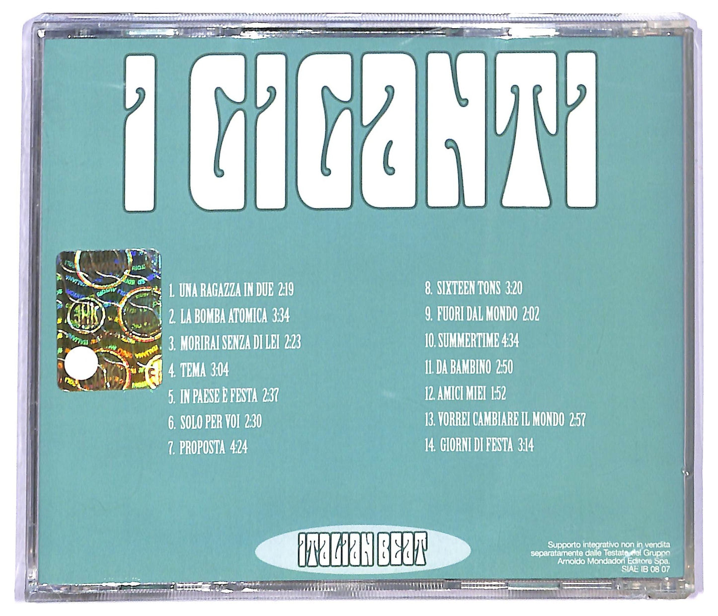 EBOND I Giganti - Italian Beat CD CD084116