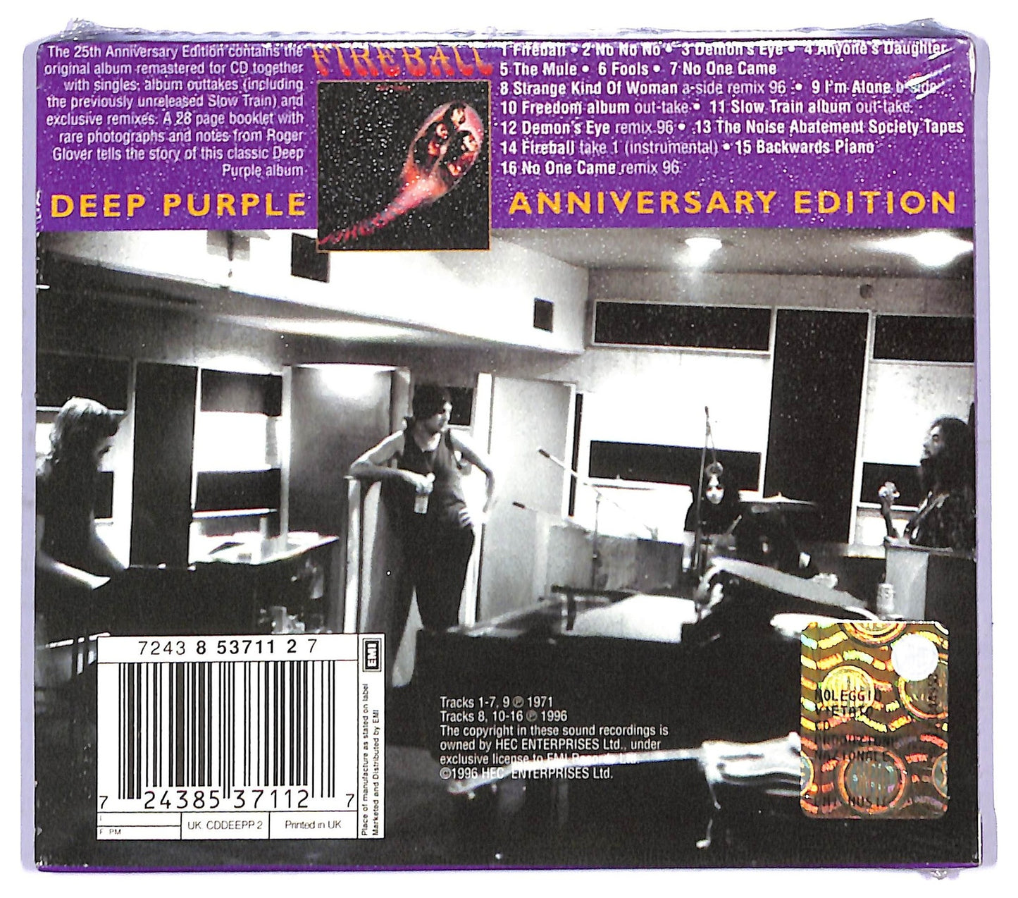 EBOND Deep Purple - Fireball CD CD084229