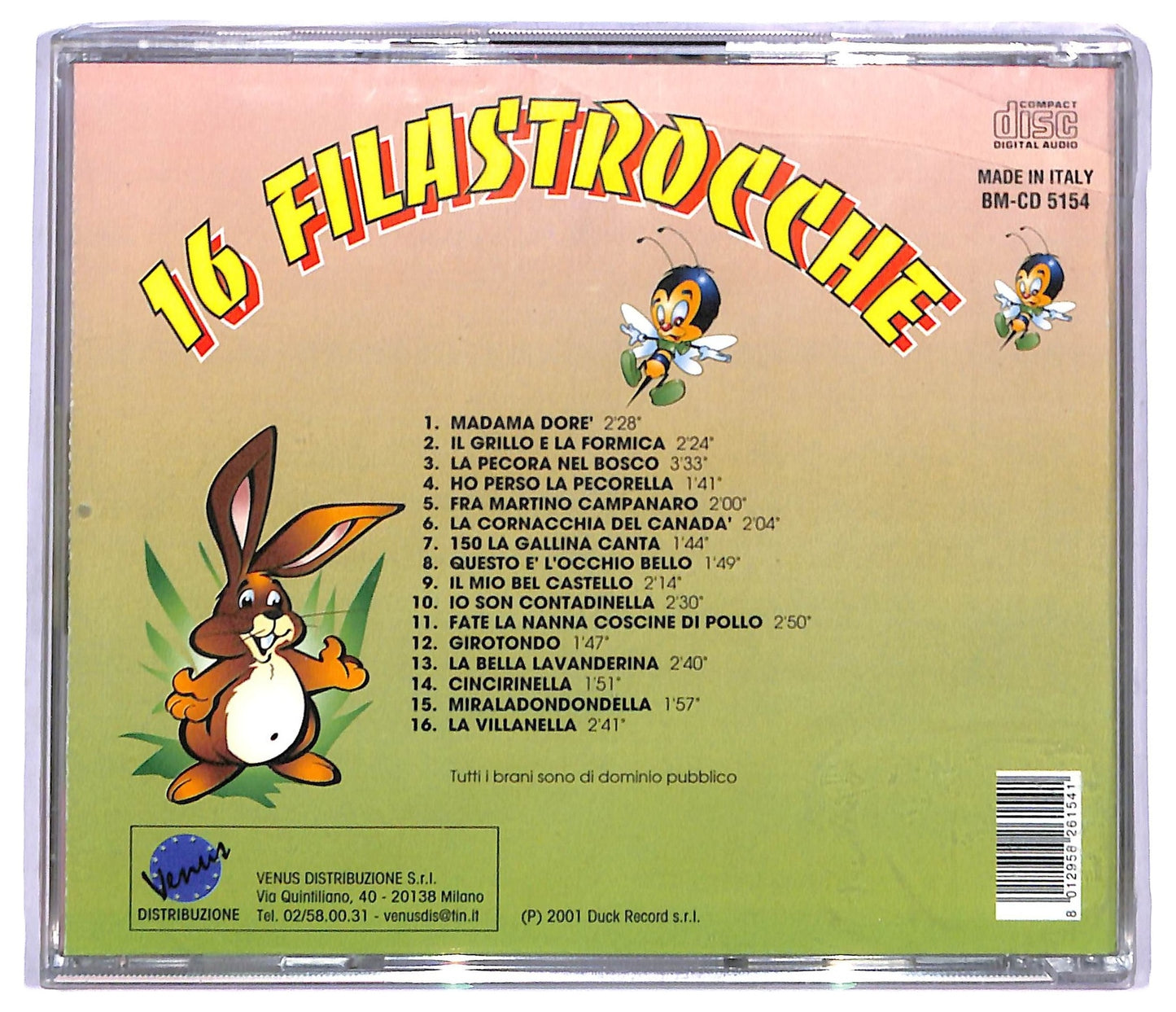 EBOND Various - 16 Filastrocche CD CD084248