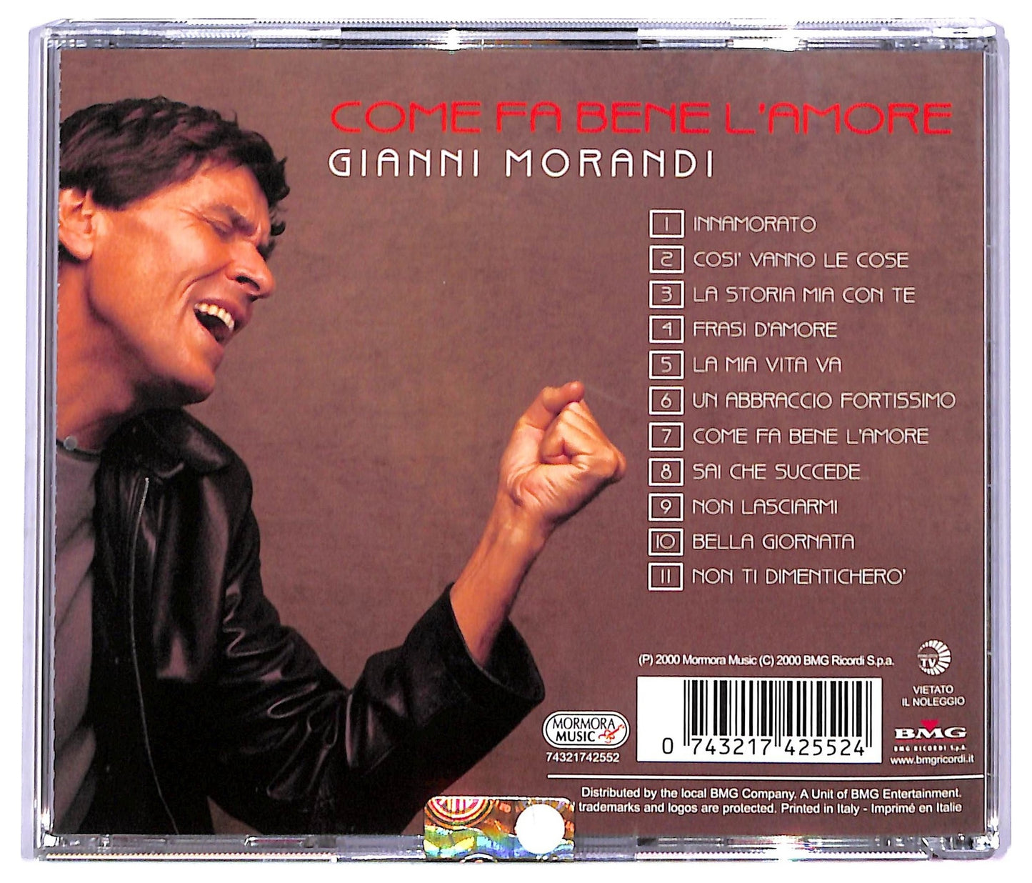 EBOND Gianni Morandi - Come Fa Bene L'amore CD CD084306