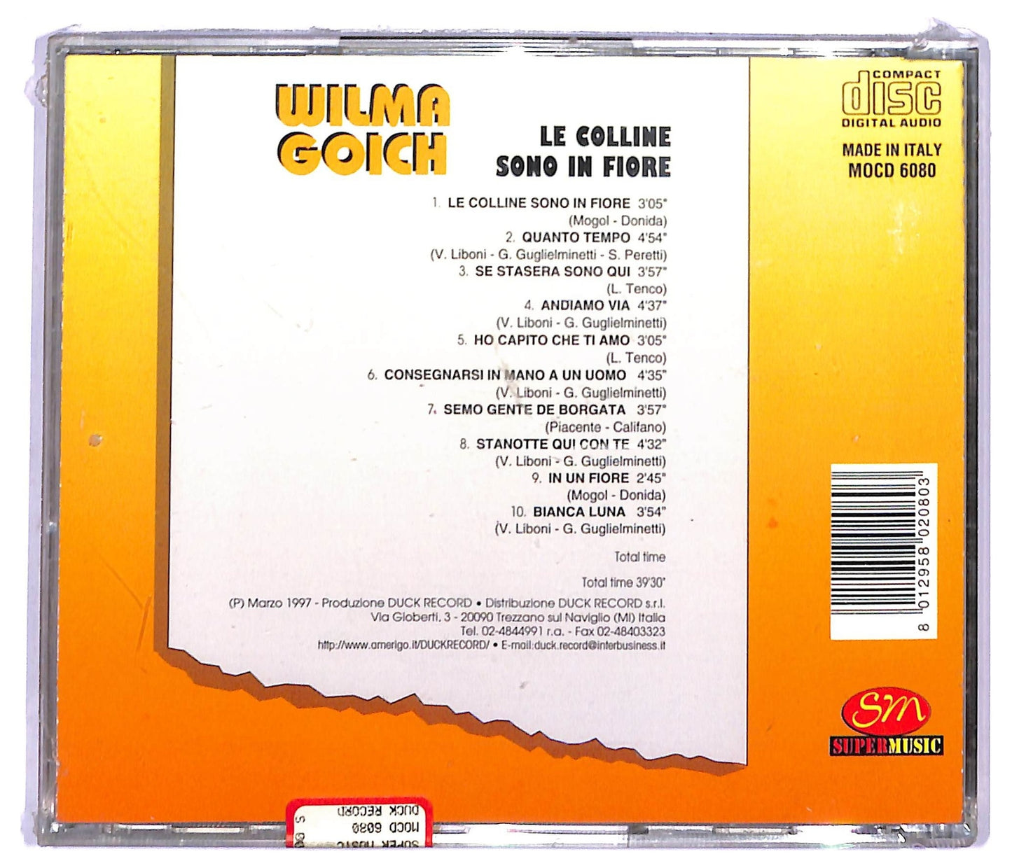 EBOND Wilma Goich - Le Colline Sono In Fiore CD CD084614
