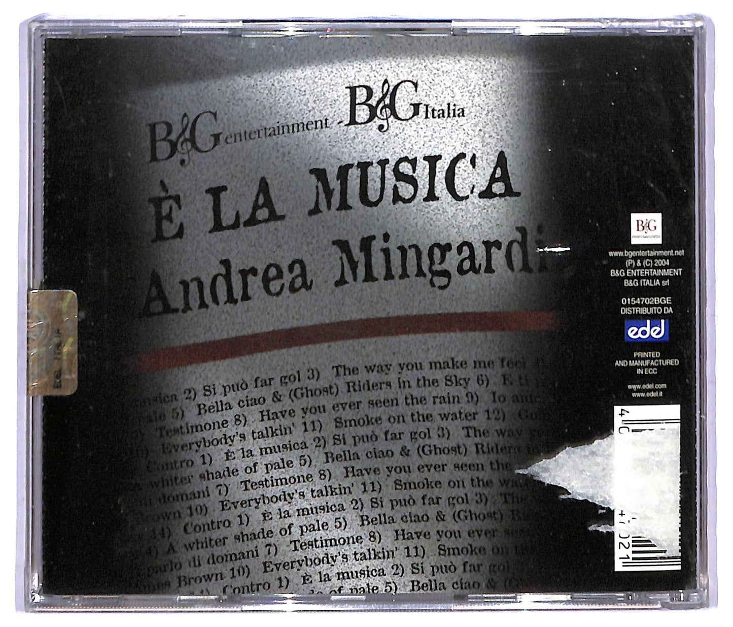 EBOND Andrea Mingardi - E La Musica CD CD084642