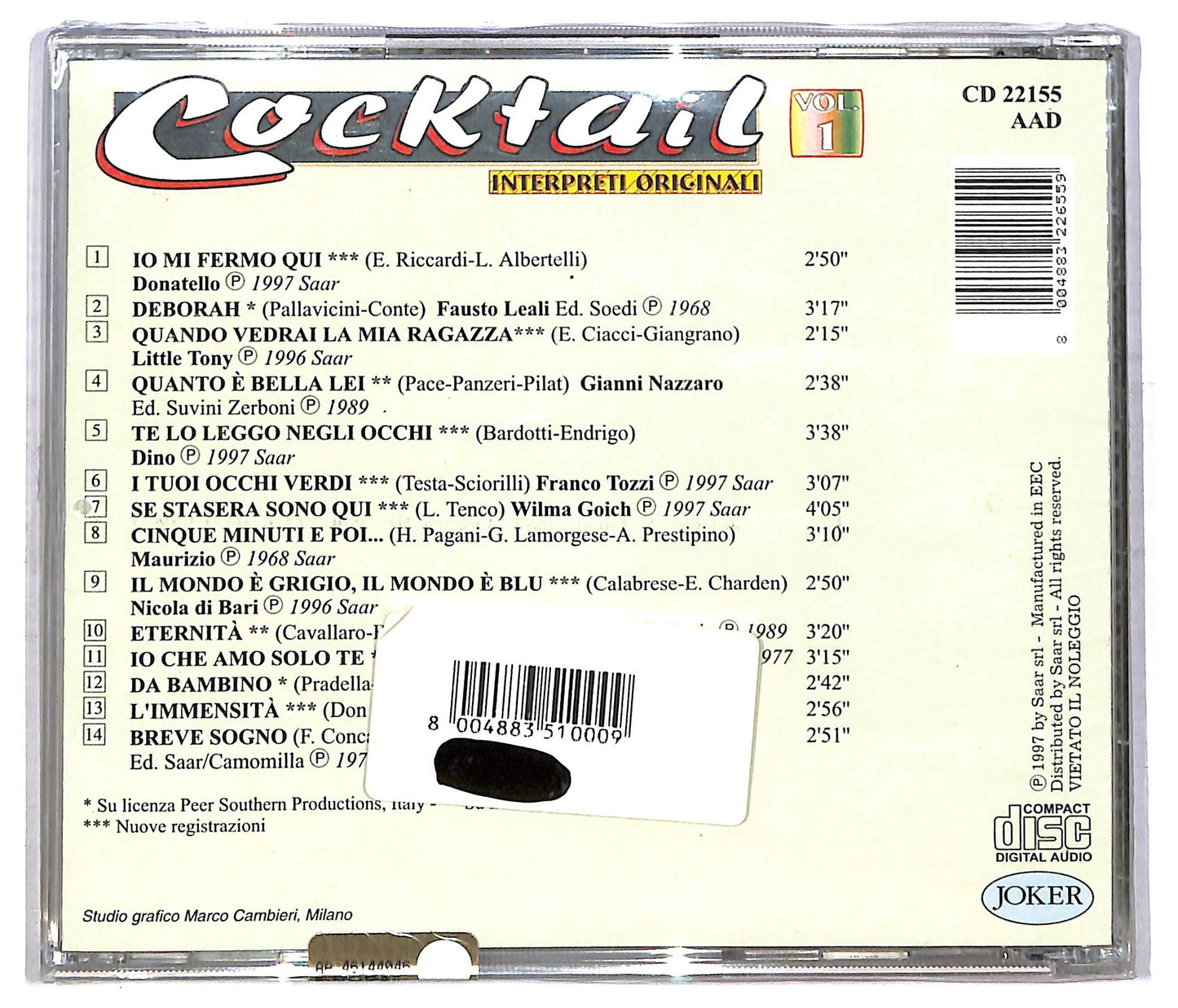 EBOND Various - Cocktail vol.1 CD CD085002