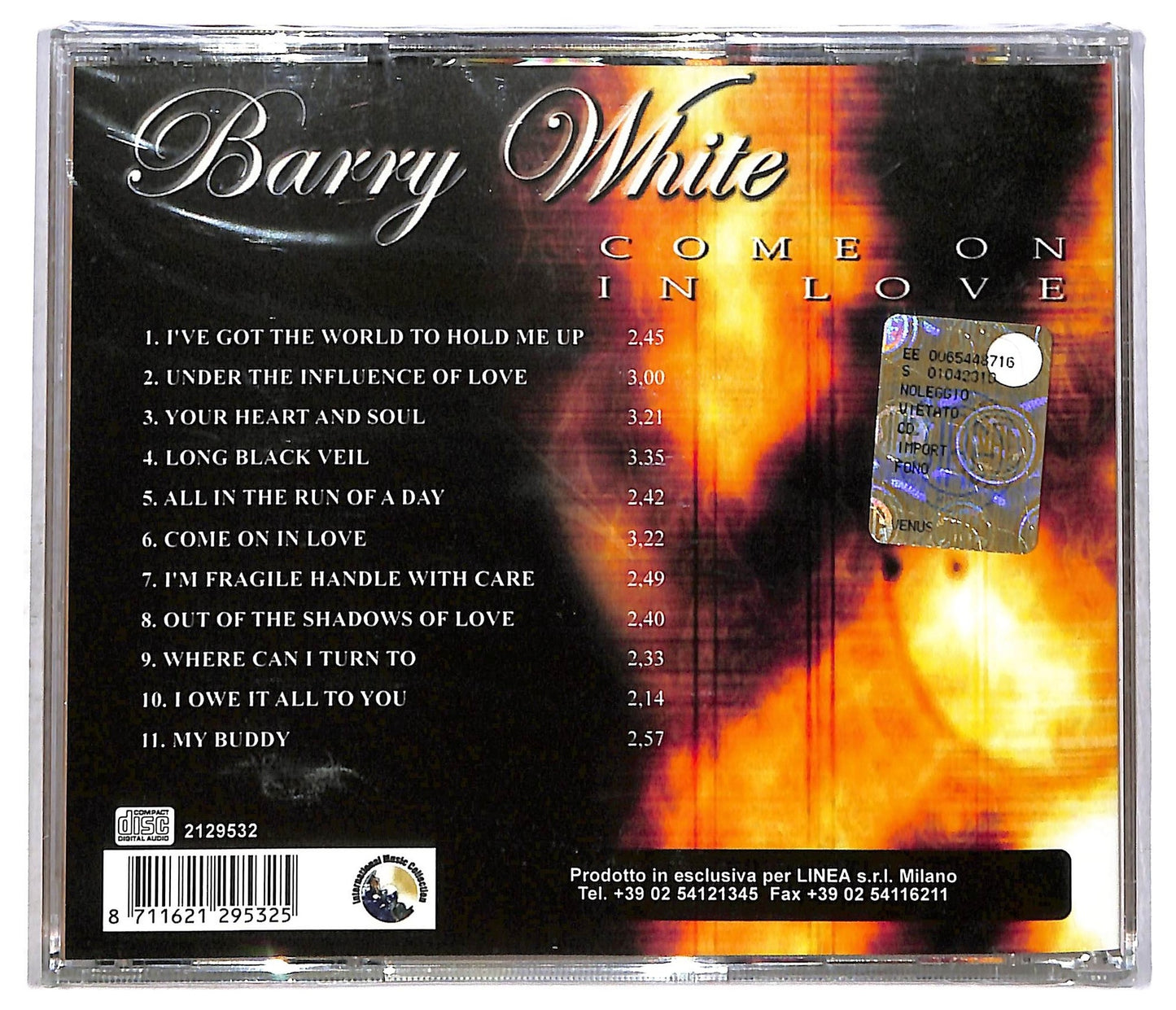 EBOND Barry White - Come on in Love CD CD085015
