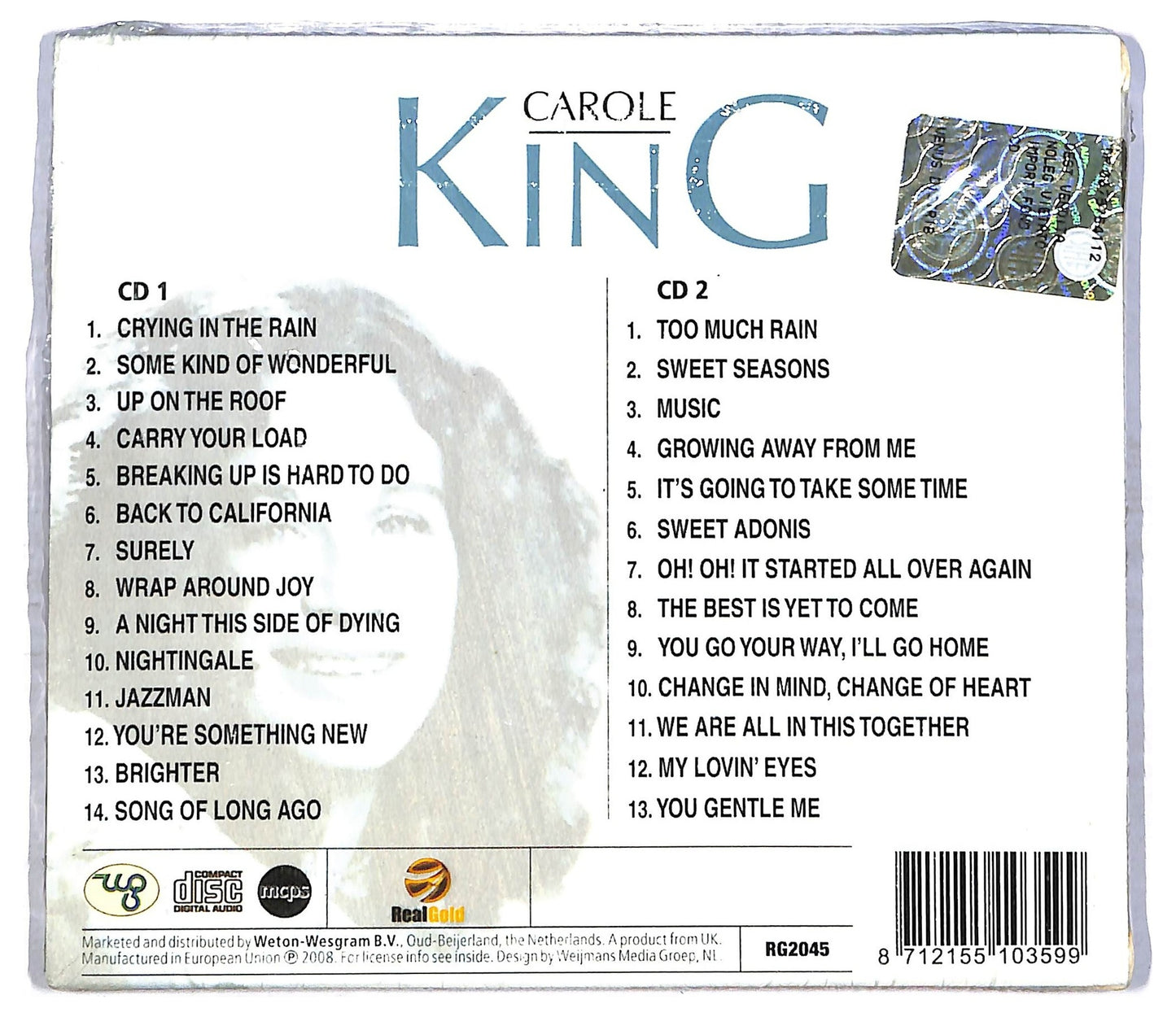 EBOND Carole King - Carole King CD CD085131