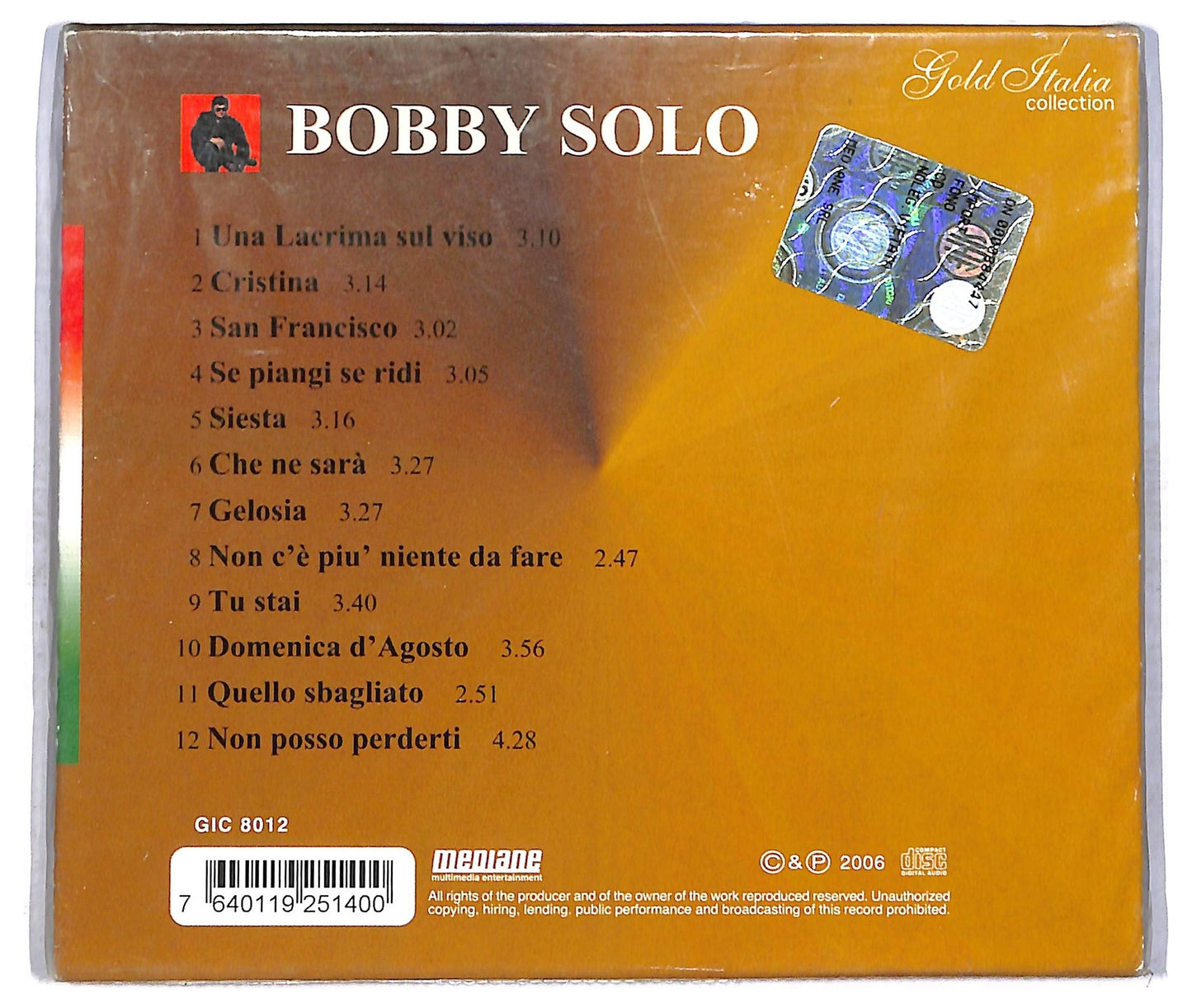 EBOND Bobby Solo - Bobby Solo CD CD085134