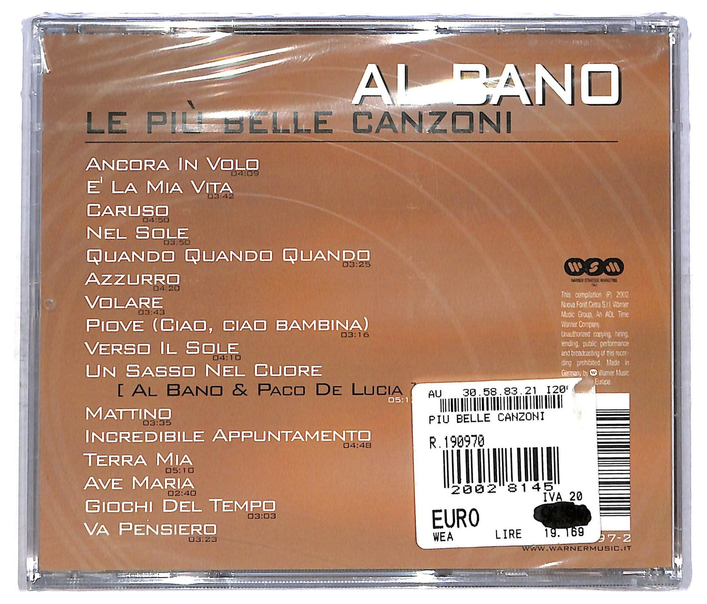 EBOND Al Bano - Le Piu Belle Canzoni CD CD085153