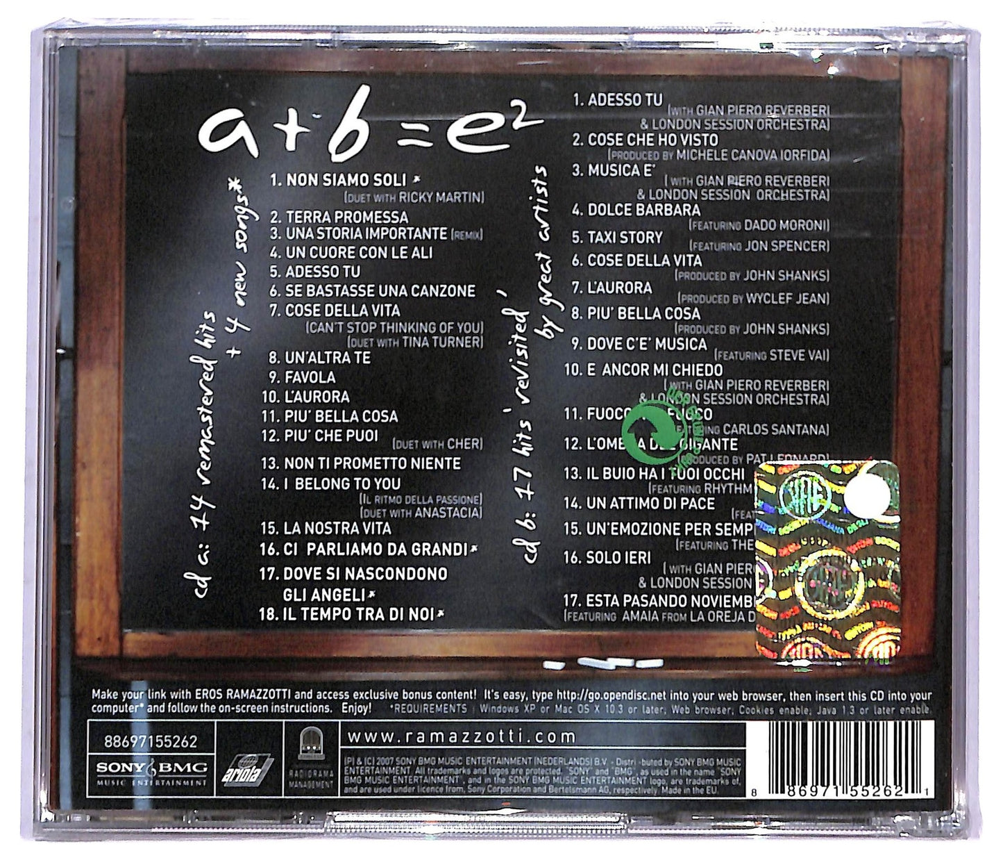 EBOND Eros Ramazzotti - E, CD CD085236