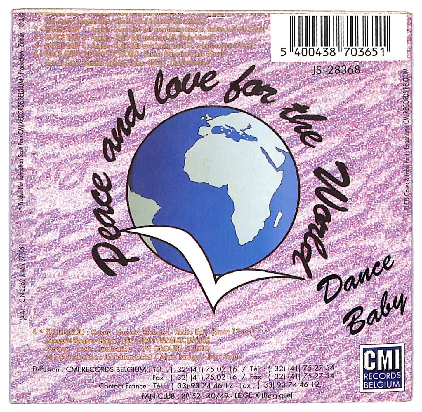 EBOND Johnattan Scott - Dance Baby - Peace And Love For The World CD CD085303