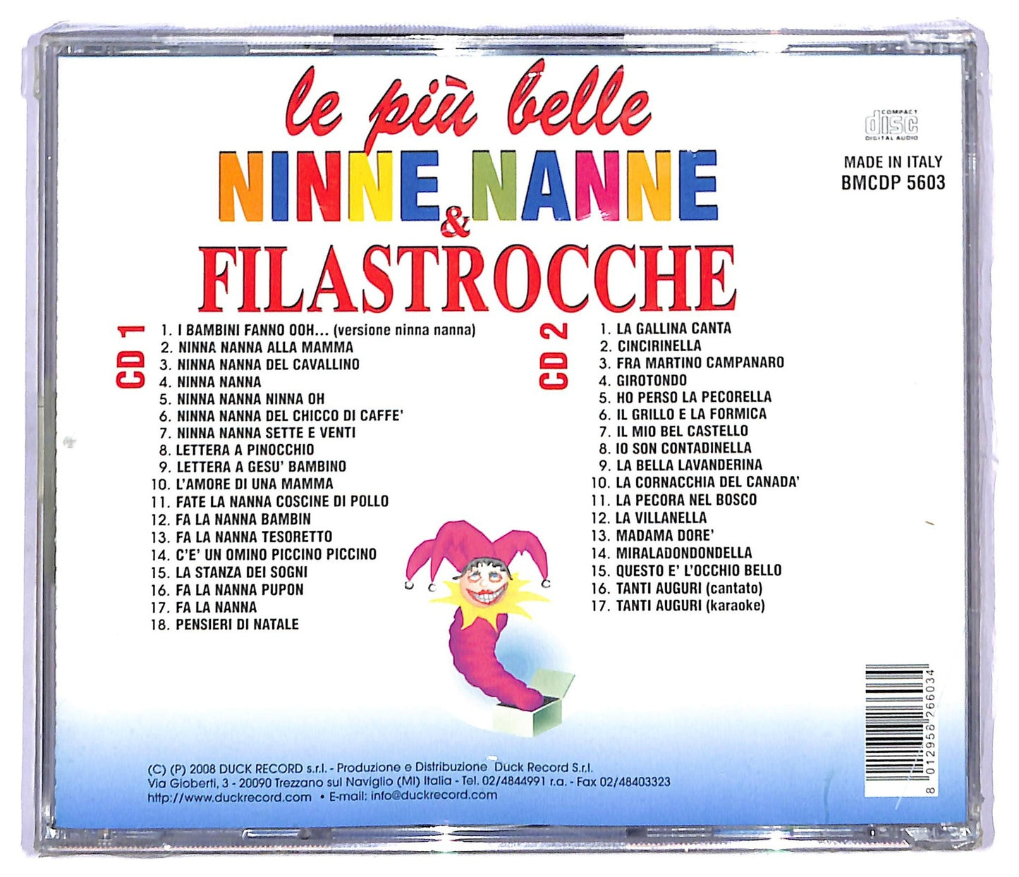 EBOND Various - Ninne Nanne e Filastrocche CD CD085406