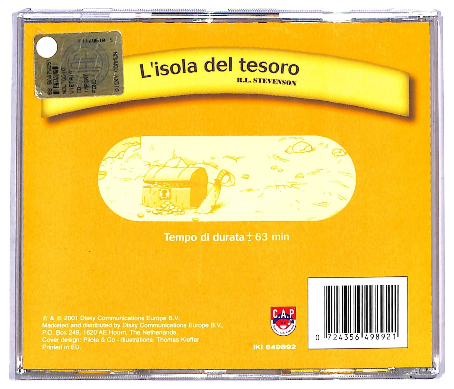 EBOND R.L. Stevenson - L'Isola Del Tesoro CD CD085418