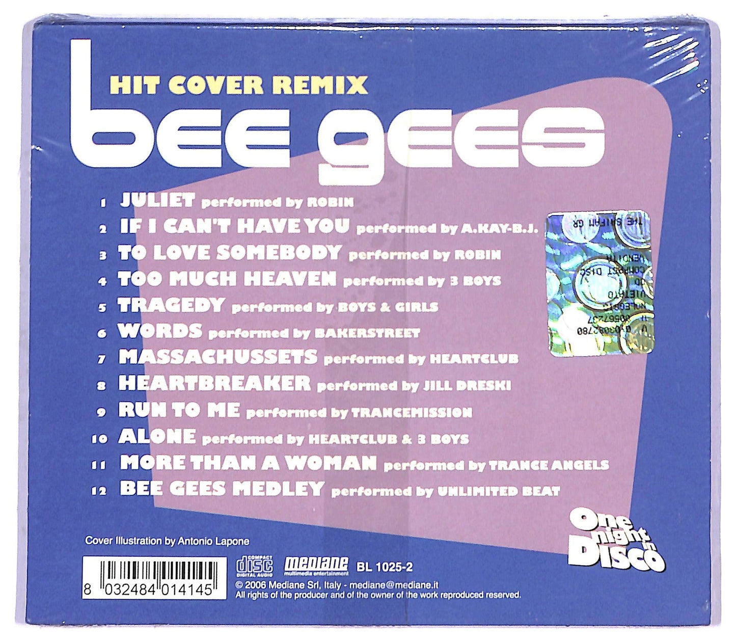EBOND Various - One Night In Disco - Bee Gees CD CD085503