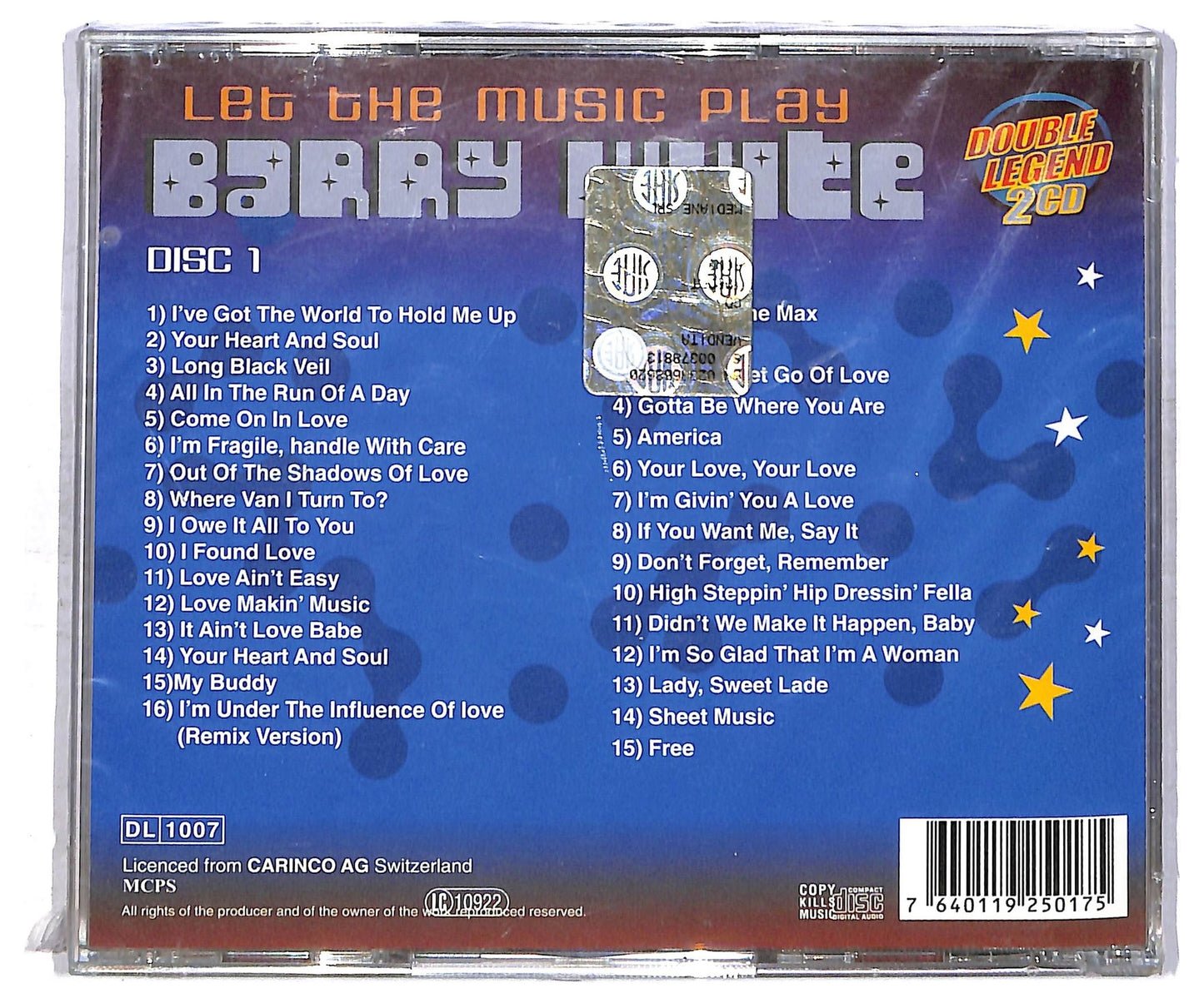 EBOND Barry White - Let The Music Play CD CD085836