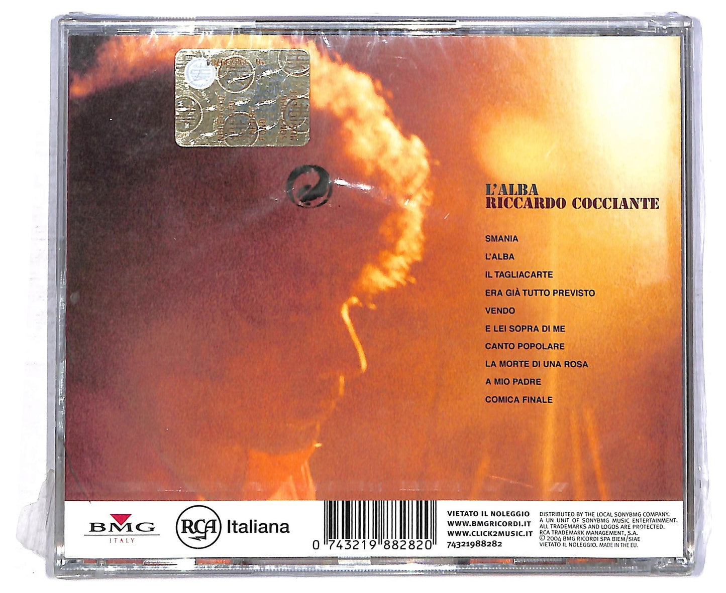 EBOND Riccardo Cocciante - L' Alba CD CD086123