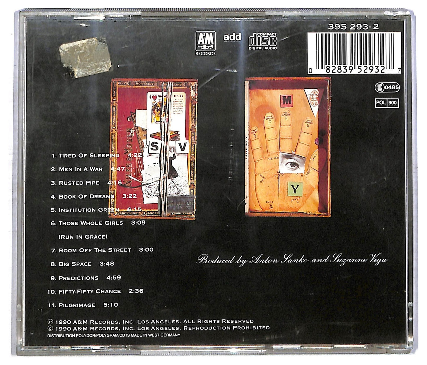 EBOND Suzanne Vega - Days Of Open Hand CD CD086207