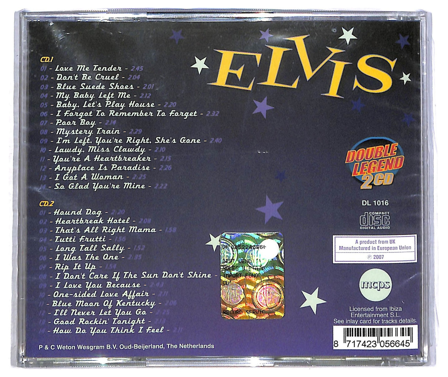 EBOND Elvis Presley - Elvis CD CD086224