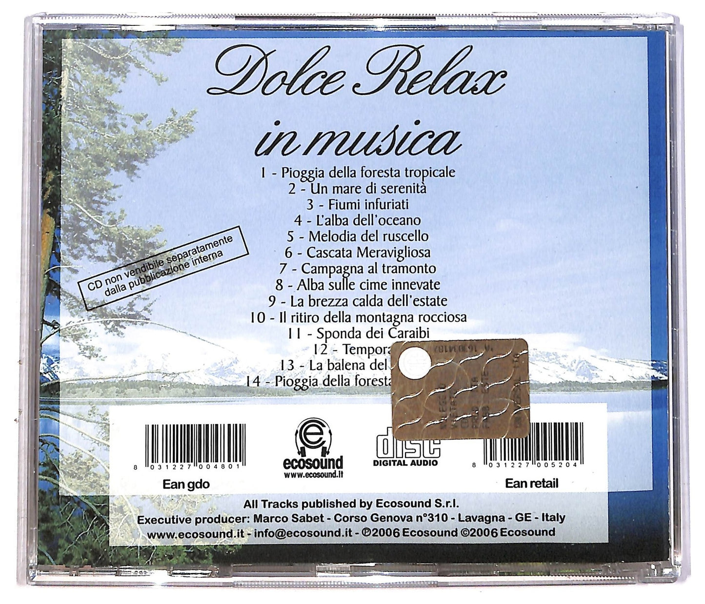 EBOND Various - Dolce Relax in musica CD CD086303
