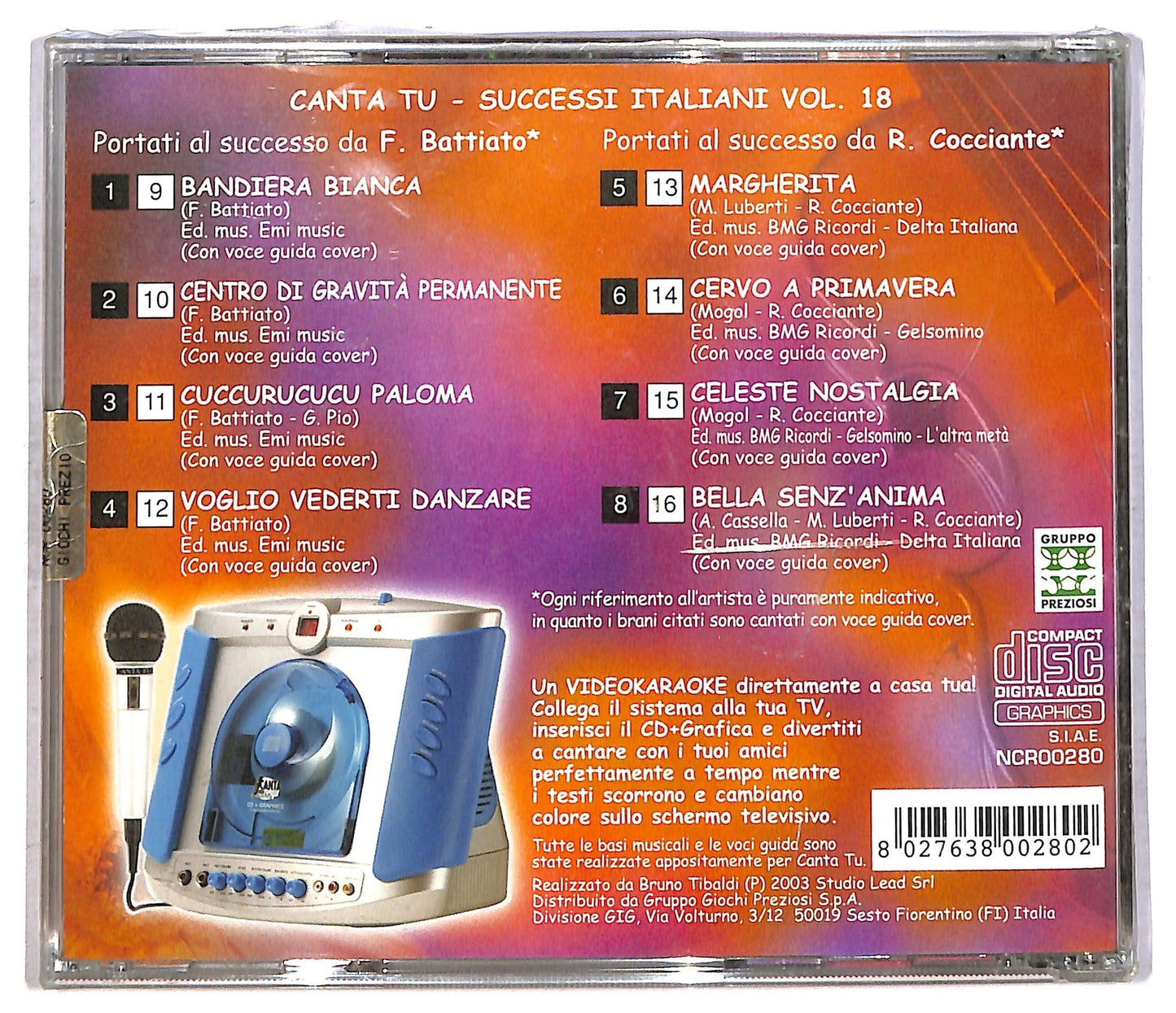 EBOND Various - Canta Tu successi Italiani vol.18 CD CD086326